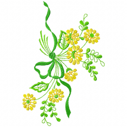 Flowers And Tree Embroidery Design 3 Flowers And Tree Embroidery Design 3